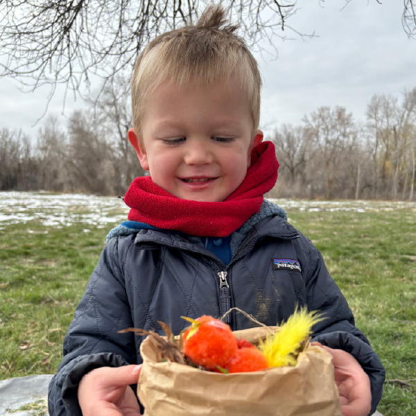 Children exploring in Nature School